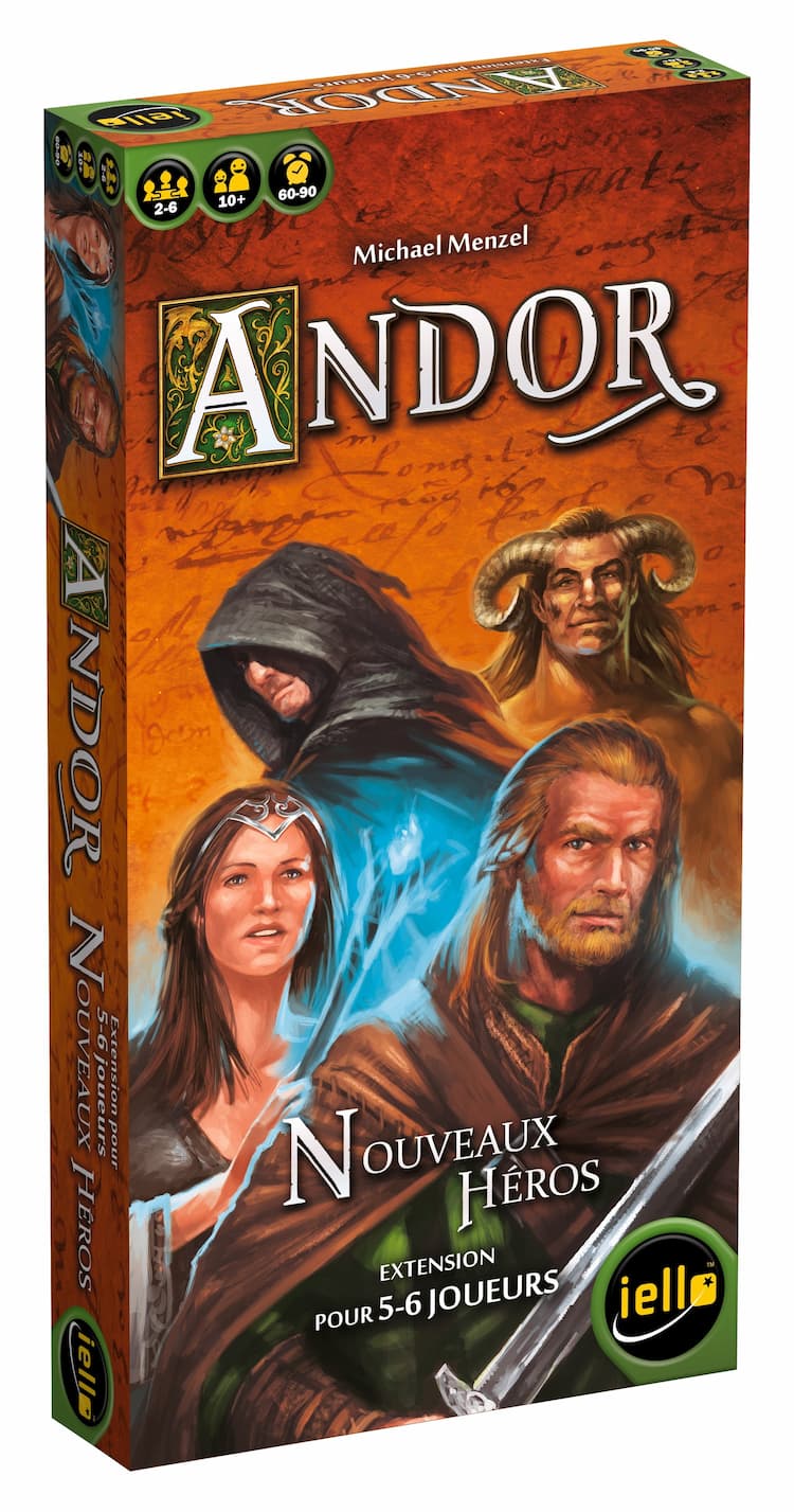 Boîte du jeu : Andor : Nouveaux Héros