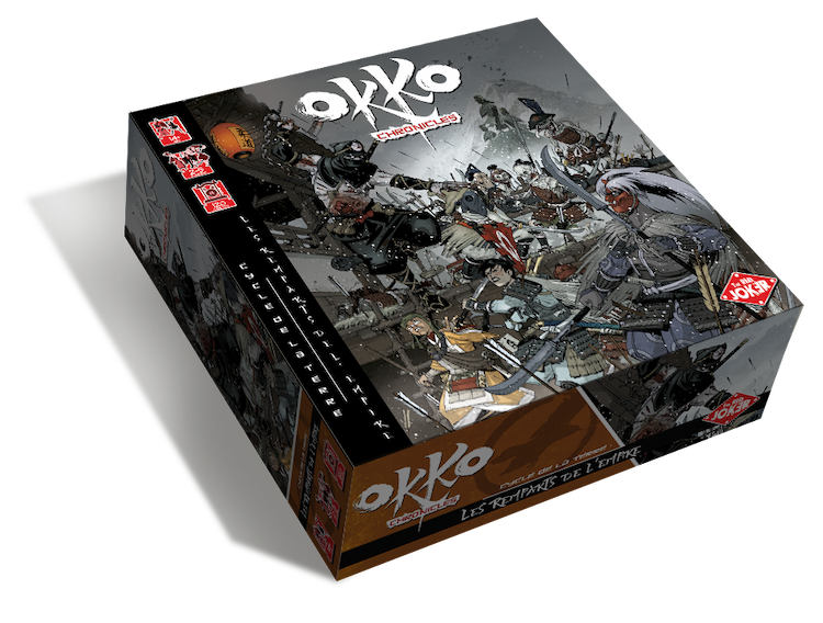Boîte du jeu : Okko Chronicles - Cycle de la Terre : les Remparts de l'Empire