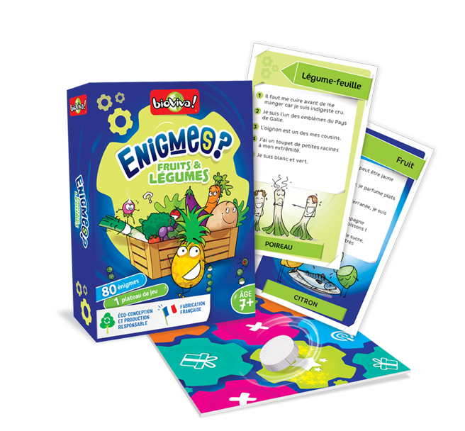 Boîte du jeu : Enigmes - Fruits et Légumes