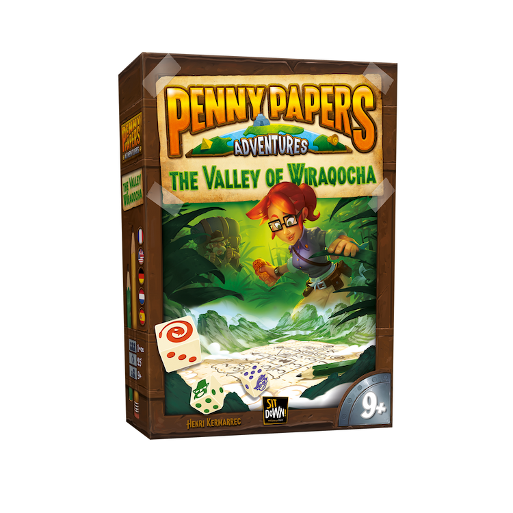 Boîte du jeu : Penny Papers Adventures: La vallée de Wiraqocha