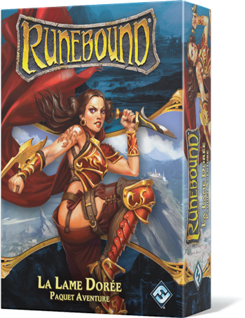 Boîte du jeu : Runebound 3ème édition, La lame dorée