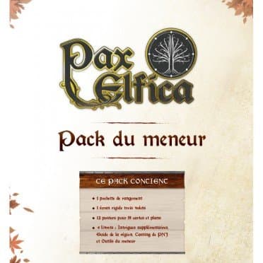 Boîte du jeu : Pax Elfica - Pack du Meneur