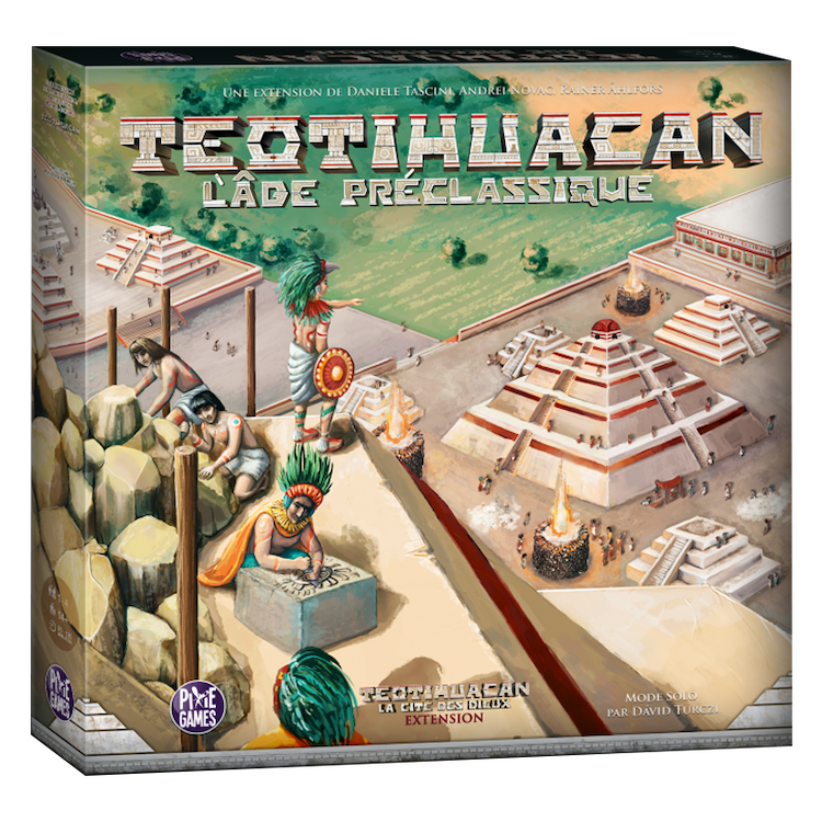 Boîte du jeu : Teotihuacan - Extension "L'Âge Préclassique"