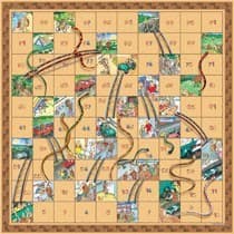 Boîte du jeu : Echelles et serpents