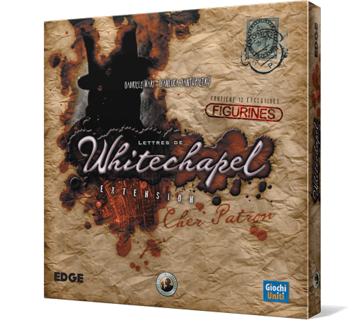 Boîte du jeu : Lettres de Whitechapel : Cher patron...