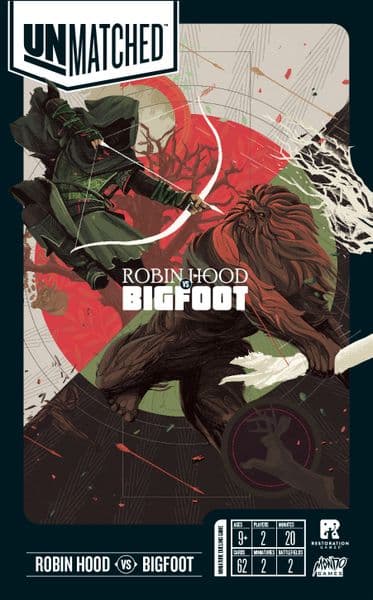 Boîte du jeu : Unmatched: Robin Hood vs. Bigfoot