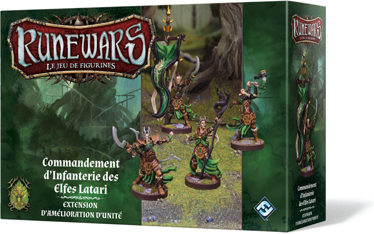 Boîte du jeu : Runewars - Commandement d’Infanterie des Elfes Latari