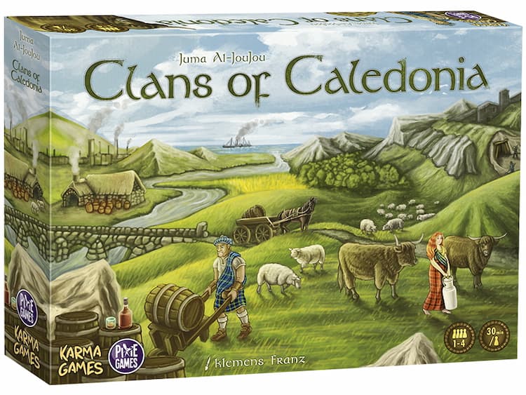 Boîte du jeu : Clans of Caledonia