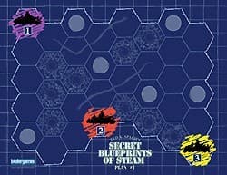 Boîte du jeu : Age of Steam : Secret Blueprints of Steam Plans 1 & 2