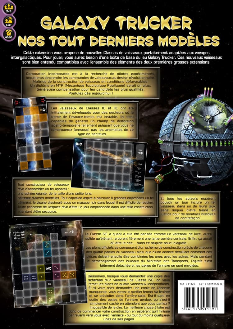 Boîte du jeu : Galaxy Trucker : Nos tout derniers modèles