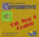 boîte du jeu : Carcassonne : Cult, Siege & Creativity
