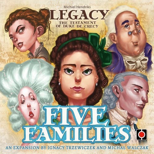Boîte du jeu : Legacy : The Testament of Duke de Crécy - Five Families