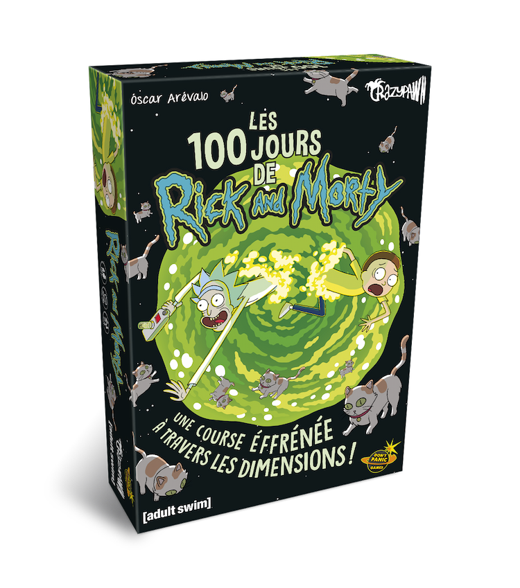 Boîte du jeu : Les 100 jours de Rick et Morty