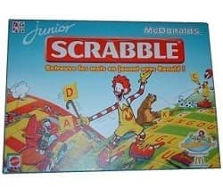 Boîte du jeu : Scrabble Junior - Mc Donalds