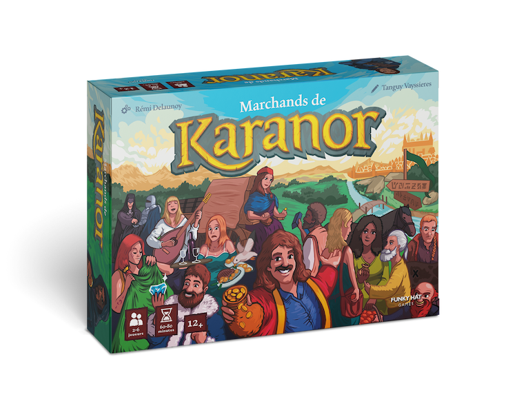 Boîte du jeu : Marchands de Karanor
