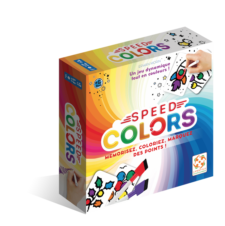 Boîte du jeu : Speed Colors