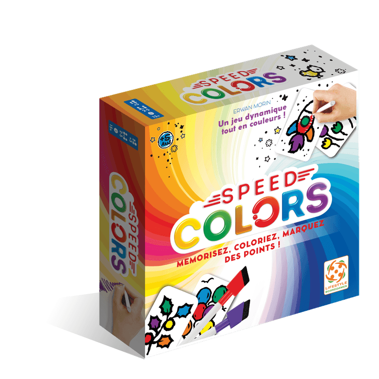 Boîte du jeu : Speed Colors