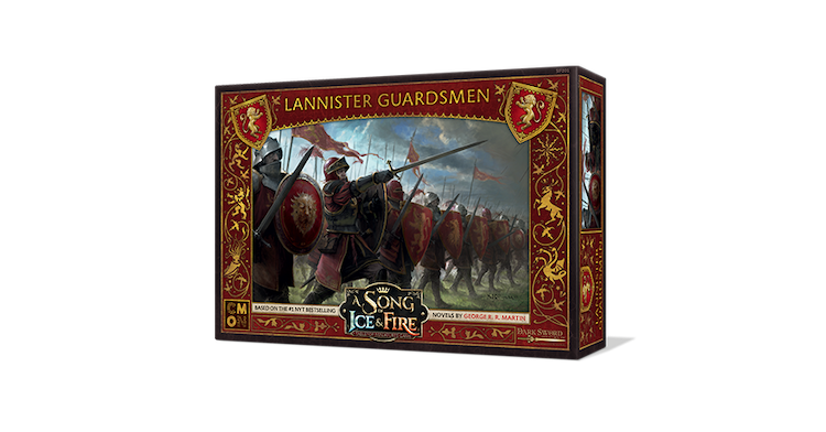 Boîte du jeu : Le Trône de Fer : le Jeu de Figurines - Gardes Lannister