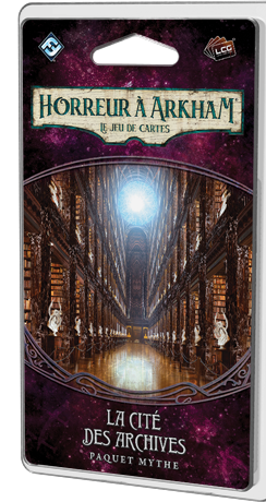 Boîte du jeu : Horreur à Arkham : Le Jeu de Cartes - La Cité des Archives