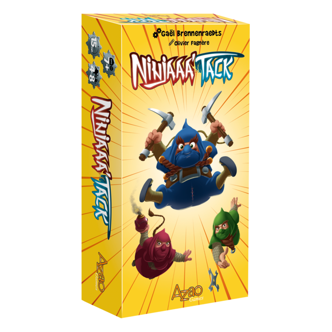 Boîte du jeu : Ninjaaa'Tack