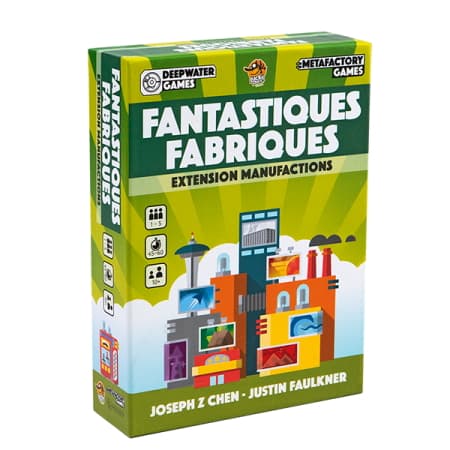 Boîte du jeu : Fantastiques Fabriques - Extension "Manufactions"