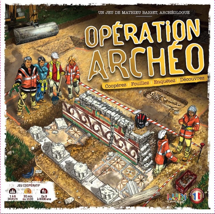 Boîte du jeu : Opération Archéo