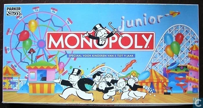 Boîte du jeu : Monopoly Junior