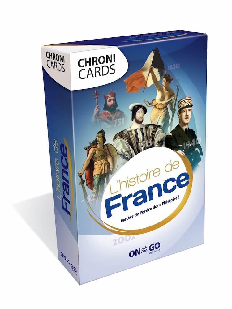 Boîte du jeu : ChoniCards - L'histoire de France