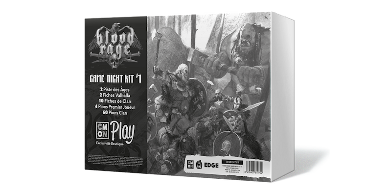 Boîte du jeu : Blood Rage: Game Night Kit #1