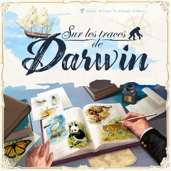 Boîte du jeu : Sur les Traces de Darwin