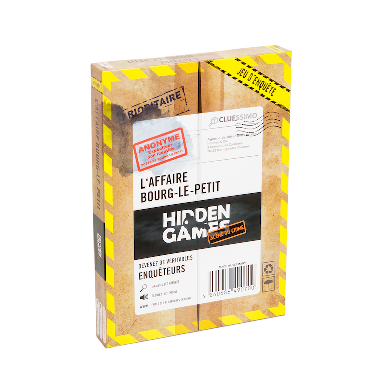 Boîte du jeu : Hidden Games L'Affaire Bourg-Le-Petit