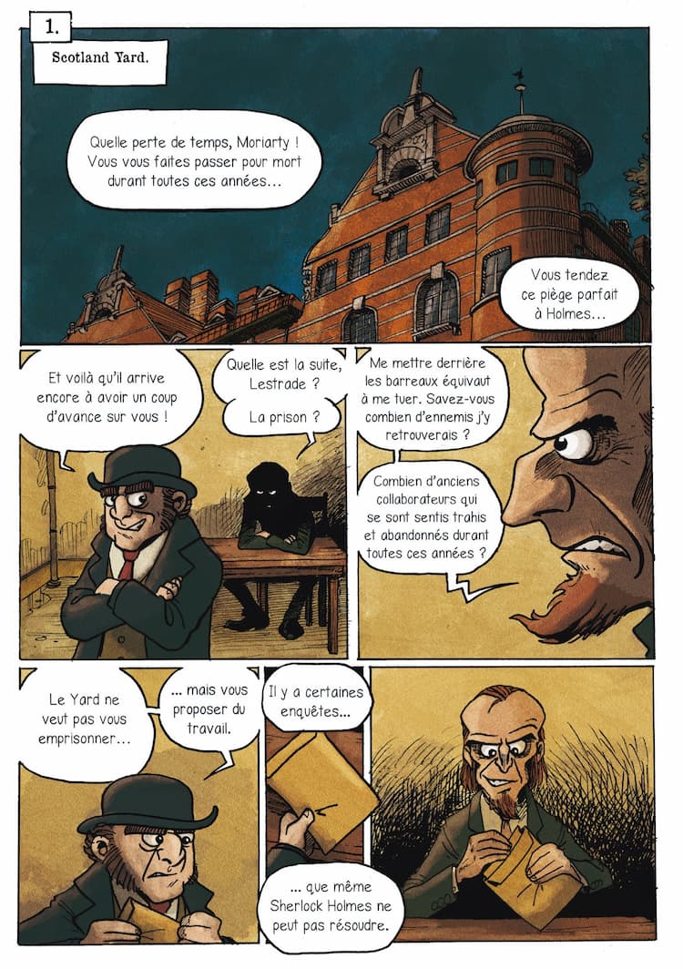 Boîte du jeu : Sherlock Holmes & Moriarty associés