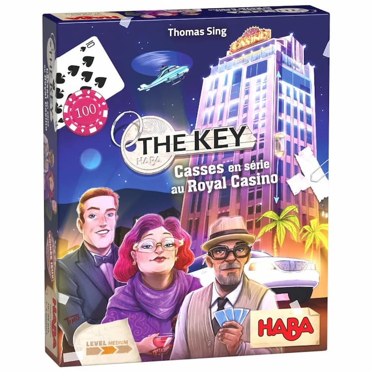 Boîte du jeu : The Key : Casses en série au Royal Casino