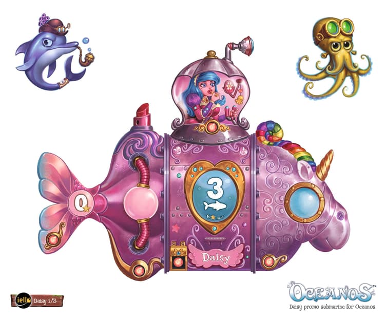 Boîte du jeu : Oceanos : “Daisy” Sous-marin bonus
