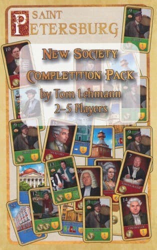 Boîte du jeu : Saint Pétersbourg - Extension "New Society Completition Pack"