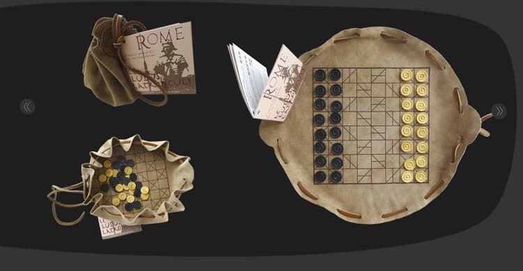 Boîte du jeu : Le ludus latronculi