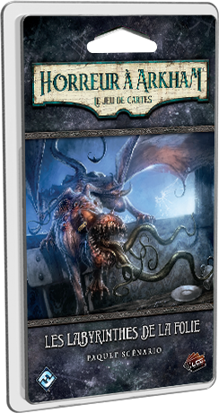 Boîte du jeu : Horreur à Arkham : Le Jeu de Cartes - Les Labyrinthes de la Folie