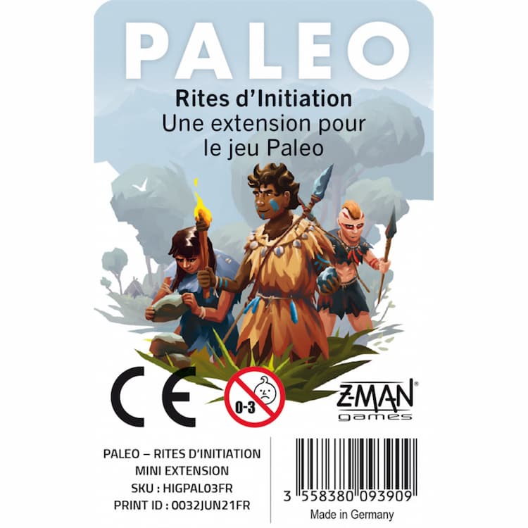 Boîte du jeu : Paleo - Extension "Rites d'Initiation"