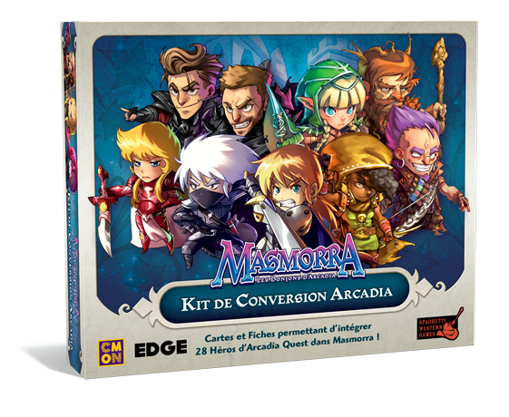 Boîte du jeu : Masmorra : Les Donjons d'Arcadia - Kit de Conversion Arcadia