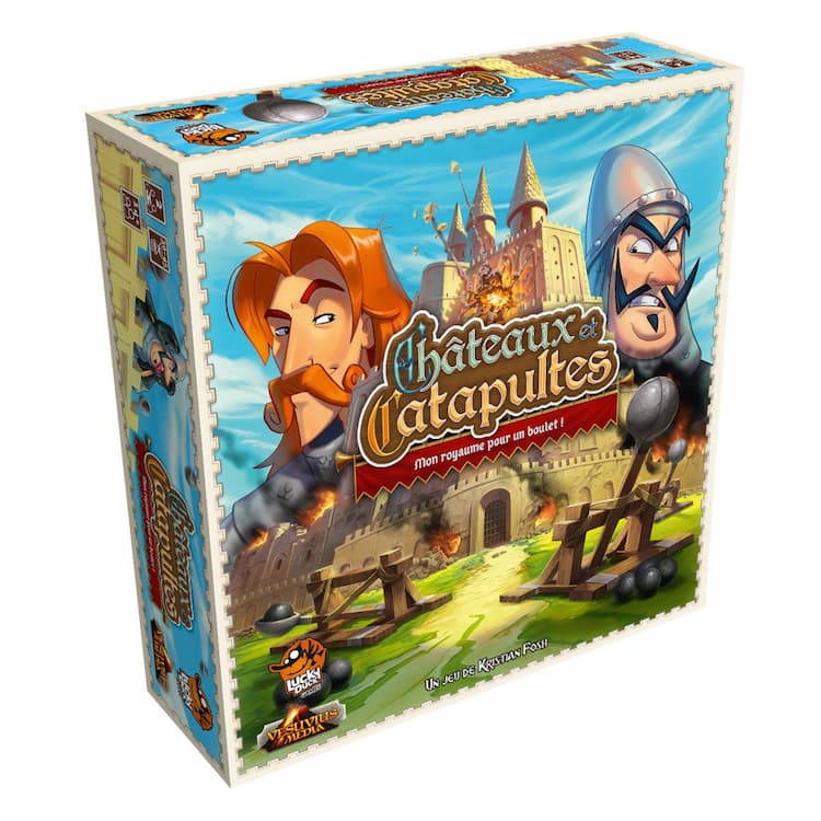 Boîte du jeu : Châteaux et Catapultes
