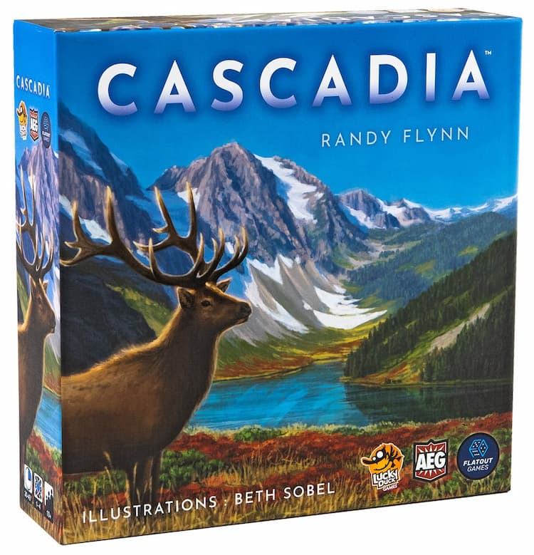 Boîte du jeu : Cascadia