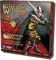 Boîte du jeu : Batailles de Westeros : Gouverneurs de l'ouest