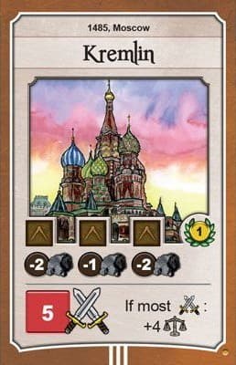 Boîte du jeu : Nations - Carte promotionnelle 'Kremlin'