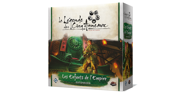 Boîte du jeu : La Légende des Cinq Anneaux LCG : Les Enfants de l’Empire