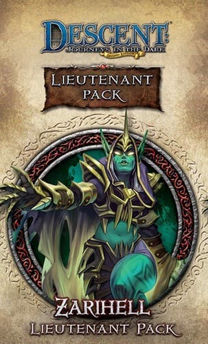 Boîte du jeu : Descent: Voyages dans les Ténèbres (Seconde edition) – Lieutenant Zarihell
