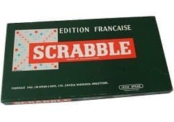 Boîte du jeu : Scrabble