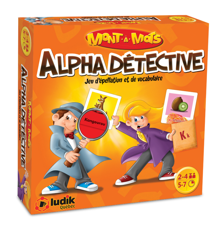 Boîte du jeu : Mont-à-mots Alpha Détective