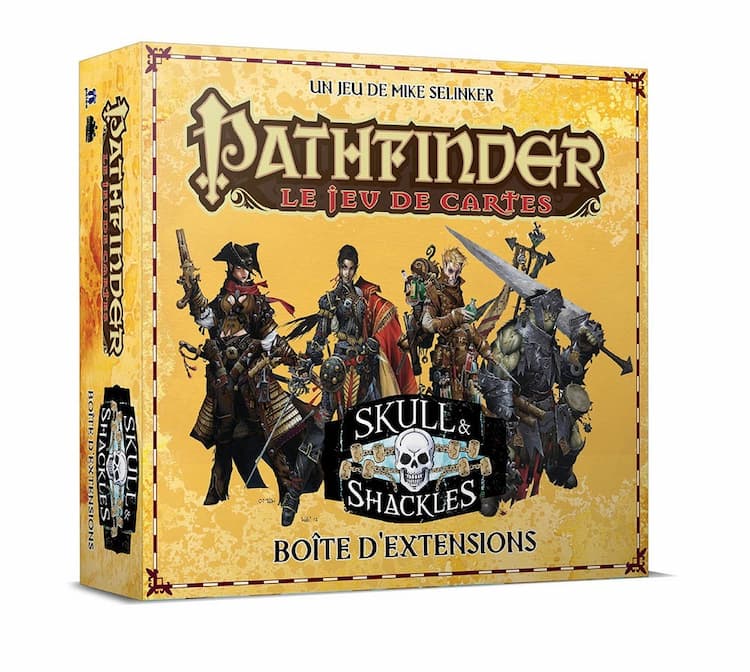 Boîte du jeu : Pathfinder le jeu de cartes Skull & Shackles Boîte d'extensions