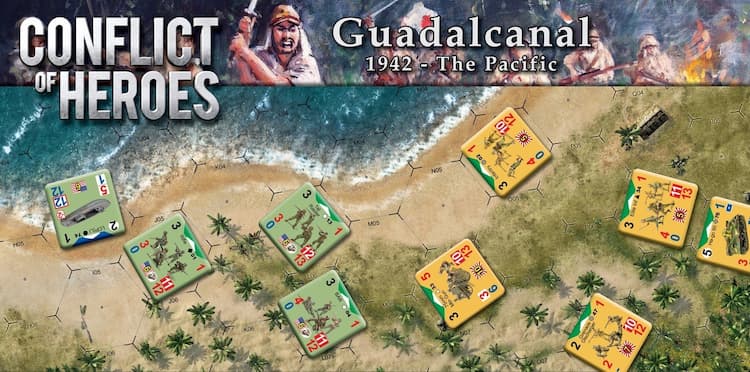 Boîte du jeu : Conflict of Heroes: Guadalcanal