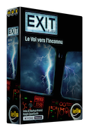 boîte du jeu : EXIT - Le Vol vers l'Inconnu